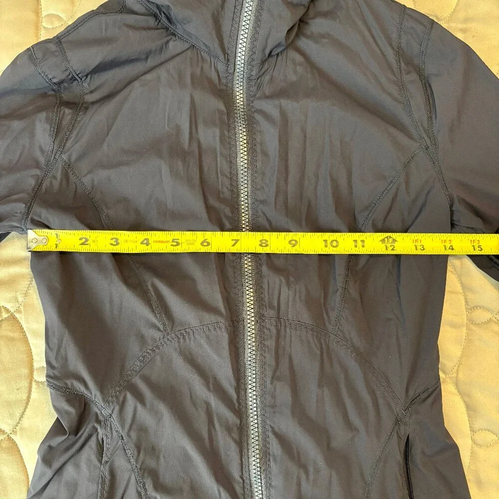 Lululemon Such a Cinch Navy Full Zip Tulip Hem Lightweight Jacket 4